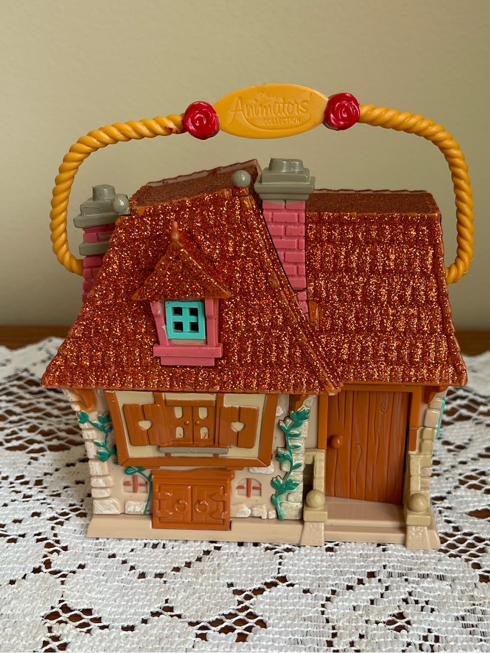 Disney Animators Collection Littles Belle Cottage Playset Figures Lot